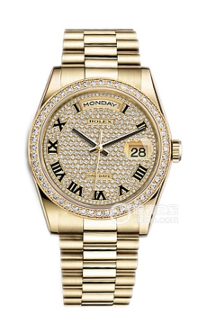 Rolex DAY-DATE 118348 Full Pave Diamond Dial(118348FullPaveDiamondDial) <em>watch</em>