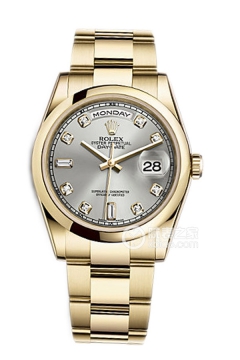 Rolex DAY-DATE 118208 Gray Dial with Diamonds(118208GrayDialwithDiamonds) <em>watch</em>