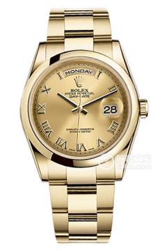 Rolex DAY-DATE 118208 Champagne Roman Numerals(118208ChampagneRomanNumerals) <em>watch</em>