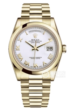 Rolex DAY-DATE 118208 White Roman Dial(118208WhiteRomanDial) <em>watch</em>