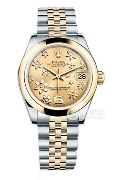 Rolex LADY-DATEJUST 178243-0081 Champagne Floral Dial(1782430081ChampagneFloralDial) <em>watch</em>