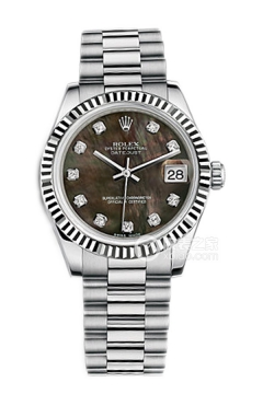 Rolex LADY-DATEJUST 178279 Black Mother of Pearl with Diamonds Dial(178279BlackMotherofPearlwithDiamondsDial) <em>watch</em>