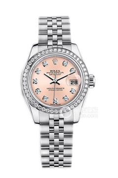 Rolex LADY-DATEJUST 179384 Pink Dial with Diamonds(179384PinkDialwithDiamonds) <em>watch</em>