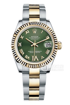 Rolex LADY-DATEJUST 178273 Green Roman Dial(178273GreenRomanDial) <em>watch</em>