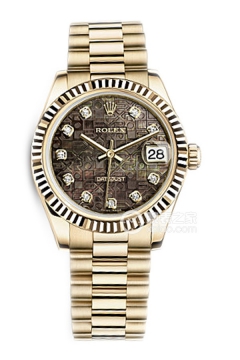 Rolex LADY-DATEJUST 178278 Black Mother of Pearl Commemorative Pattern Dial with Diamonds(178278BlackMotherofPearlCommemorativePatternDialwithDiamonds) <em>watch</em>