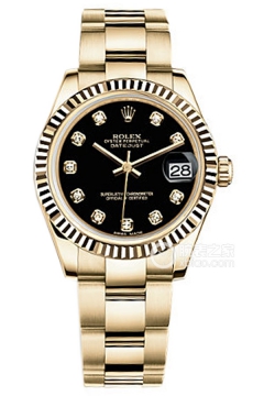 Rolex LADY-DATEJUST 178278Black Dialwith Diamonds(178278BlackDialwithDiamonds) <em>watch</em>