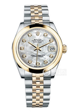 Rolex LADY-DATEJUST 178243 White Mother of Pearl with Diamonds(178243WhiteMotherofPearlwithDiamonds) <em>watch</em>