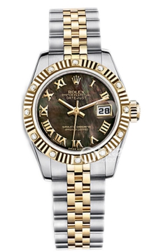 Rolex LADY-DATEJUST 179313 Black Mother of Pearl Dial(179313BlackMotherofPearlDial) <em>watch</em>