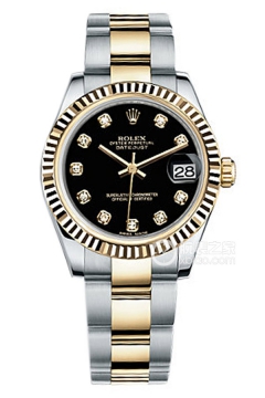 Rolex LADY-DATEJUST 178273 Black Dial with Diamonds and Oyster Bracelet(178273BlackDialwithDiamondsandOysterBracelet) <em>watch</em>