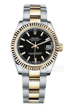 Rolex LADY-DATEJUST 178273 Black Dial with Oyster Bracelet(178273BlackDialwithOysterBracelet) <em>watch</em>