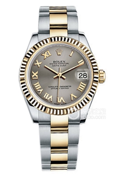 Rolex LADY-DATEJUST 178273-0088 Gray Roman Dial with Oyster Bracelet(1782730088GrayRomanDialwithOysterBracelet) <em>watch</em>