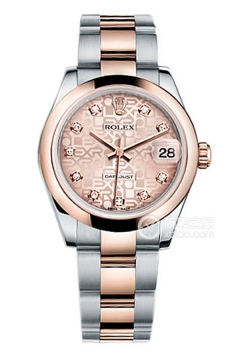 Rolex LADY-DATEJUST 178241 Pink Commemorative Pattern Dial with Oyster Bracelet(178241PinkCommemorativePatternDialwithOysterBracelet) <em>watch</em>