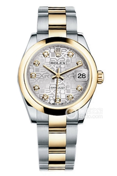 Rolex LADY-DATEJUST 178243 Silver Commemorative Pattern Dial with Oyster Bracelet(178243SilverCommemorativePatternDialwithOysterBracelet) <em>watch</em>