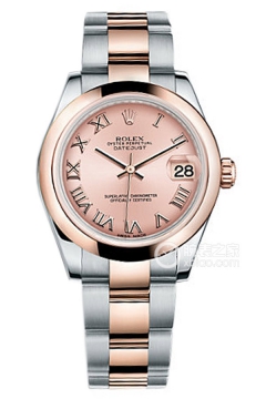 Rolex LADY-DATEJUST 178241 Roman Numerals Pink Dial with Oyster Bracelet(178241RomanNumeralsPinkDialwithOysterBracelet) <em>watch</em>