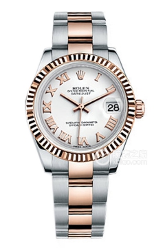 Rolex LADY-DATEJUST 178271 White Roman Numerals Dial with Oyster Bracelet(178271WhiteRomanNumeralsDialwithOysterBracelet) <em>watch</em>