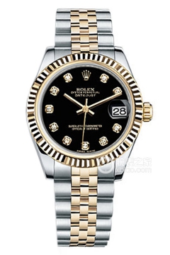 Rolex LADY-DATEJUST 178273Black Dialwith Diamonds(178273BlackDialwithDiamonds) <em>watch</em>