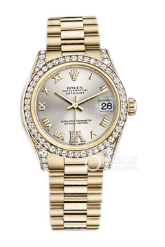 Rolex LADY-DATEJUST 178158 Silver Roman Numerals Dial with Diamonds(178158SilverRomanNumeralsDialwithDiamonds) <em>watch</em>