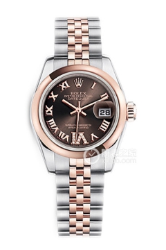 Rolex LADY-DATEJUST 179161 Brown Roman Dial(179161BrownRomanDial) <em>watch</em>
