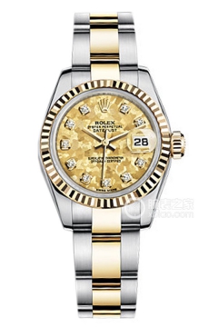 Rolex LADY-DATEJUST 179173 Gold Crystal Dial with Diamonds(179173GoldCrystalDialwithDiamonds) <em>watch</em>