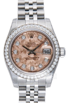 Rolex LADY-DATEJUST 179384 Pink Gold Crystal Dial with Diamonds(179384PinkGoldCrystalDialwithDiamonds) <em>watch</em>