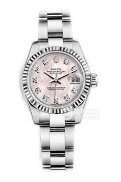 Rolex LADY-DATEJUST 179174(Pink Mother of Pearl with Diamonds)(179174PinkMotherofPearlwithDiamonds) <em>watch</em>