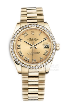 Rolex LADY-DATEJUST 178288 Champagne Roman Dial(178288ChampagneRomanDial) <em>watch</em>