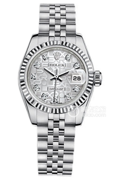 Rolex LADY-DATEJUST 179174-0032 Silver Commemorative Pattern Dial(1791740032SilverCommemorativePatternDial) <em>watch</em>