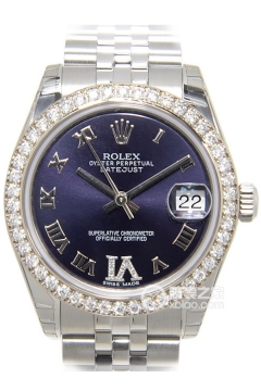 Rolex LADY-DATEJUST 178384-63160 VI Purple Dial(17838463160VIPurpleDial) <em>watch</em>