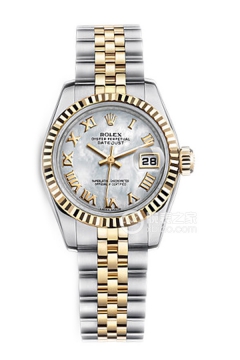 Rolex LADY-DATEJUST 179173 Roman Numerals White Mother of Pearl Dial(179173RomanNumeralsWhiteMotherofPearlDial) <em>watch</em>