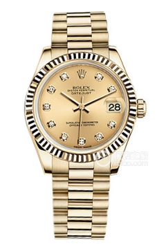 Rolex LADY-DATEJUST 178278Gold Dialwith Diamonds(178278GoldDialwithDiamonds) <em>watch</em>