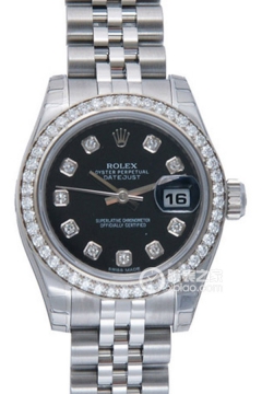 Rolex LADY-DATEJUST 179384Black Dialwith Diamonds(179384BlackDialwithDiamonds) <em>watch</em>