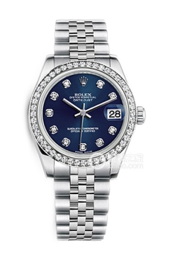Rolex DATEJUST 178384-NG-63160 Blue with Diamonds(178384NG63160BluewithDiamonds) <em>watch</em>