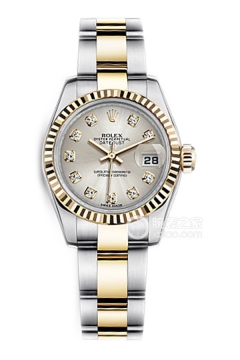 Rolex LADY-DATEJUST 179173 Gray Dial with Diamonds(179173GrayDialwithDiamonds) <em>watch</em>