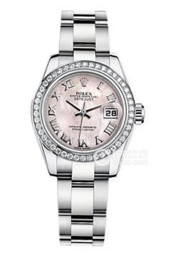 Rolex LADY-DATEJUST 179384 Pink Mother of Pearl Roman Dial(179384PinkMotherofPearlRomanDial) <em>watch</em>