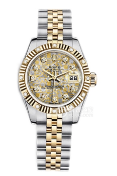 Rolex LADY-DATEJUST 179313 Golden Crystal Dial(179313GoldenCrystalDial) <em>watch</em>