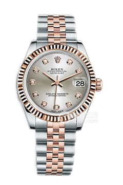 Rolex LADY-DATEJUST 178271 Silver with Diamonds(178271SilverwithDiamonds) <em>watch</em>
