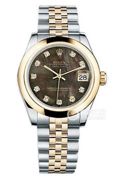 Rolex LADY-DATEJUST 178243 Black Mother of Pearl with Diamonds(178243BlackMotherofPearlwithDiamonds) <em>watch</em>