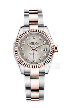 Rolex LADY-DATEJUST 179171 Silver Dial with Diamonds and Oyster Bracelet(179171SilverDialwithDiamondsandOysterBracelet) <em>watch</em>