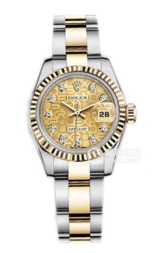 Rolex LADY-DATEJUST 179173 Champagne Commemorative Pattern Dial(179173ChampagneCommemorativePatternDial) <em>watch</em>