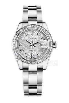 Rolex LADY-DATEJUST 179384 Silver Commemorative Pattern with Diamonds(179384SilverCommemorativePatternwithDiamonds) <em>watch</em>
