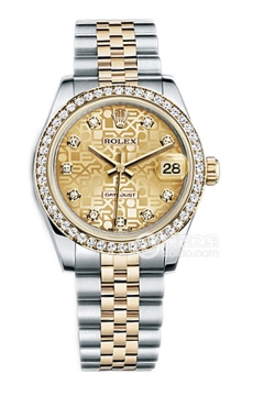 Rolex LADY-DATEJUST 178383-63163 J Champagne Commemorative Pattern with Diamonds(17838363163JChampagneCommemorativePatternwithDiamonds) <em>watch</em>