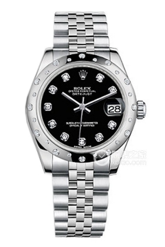 Rolex DATEJUST m178344-0062 G Black Dialwith Diamonds(m1783440062GBlackDialwithDiamonds) <em>watch</em>