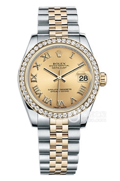 Rolex LADY-DATEJUST 178383-63163 Champagne Dial with Roman Numerals(17838363163ChampagneDialwithRomanNumerals) <em>watch</em>