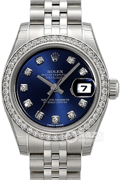 Rolex LADY-DATEJUST 179384 Blue Dial with Diamonds(179384BlueDialwithDiamonds) <em>watch</em>