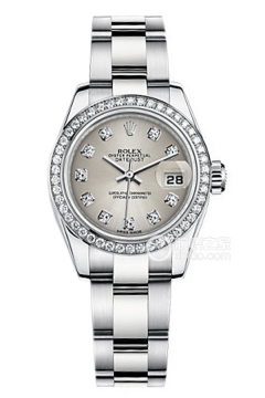 Rolex LADY-DATEJUST 179384 Silver Dial with Diamonds and Oyster Bracelet(179384SilverDialwithDiamondsandOysterBracelet) <em>watch</em>