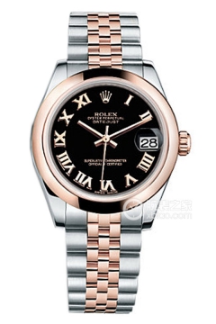 Rolex LADY-DATEJUST 178241 Roman Numerals Black Dial(178241RomanNumeralsBlackDial) <em>watch</em>