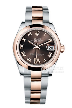 Rolex LADY-DATEJUST 178241 Roman Numerals Brown Dial with Oyster Bracelet(178241RomanNumeralsBrownDialwithOysterBracelet) <em>watch</em>