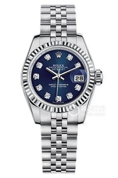 Rolex LADY-DATEJUST 179174 Blue Dial with Diamonds(179174BlueDialwithDiamonds) <em>watch</em>