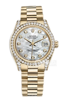 Rolex LADY-DATEJUST 178158 White Mother of Pearl Dial with Diamonds(178158WhiteMotherofPearlDialwithDiamonds) <em>watch</em>