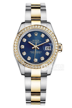 Rolex LADY-DATEJUST 179383 Diamond Indice Blue Dial(179383DiamondIndiceBlueDial) <em>watch</em>